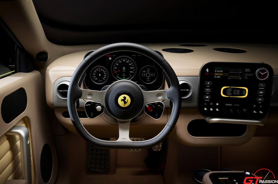 tableau de bord ferrari luce